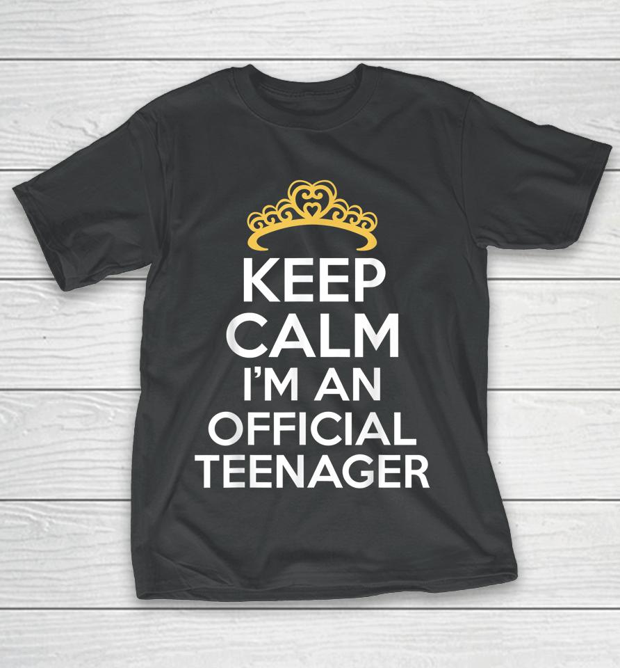 13 Birthday Official Teenager Girl 13Yr Math 13Th Birthday T-Shirt