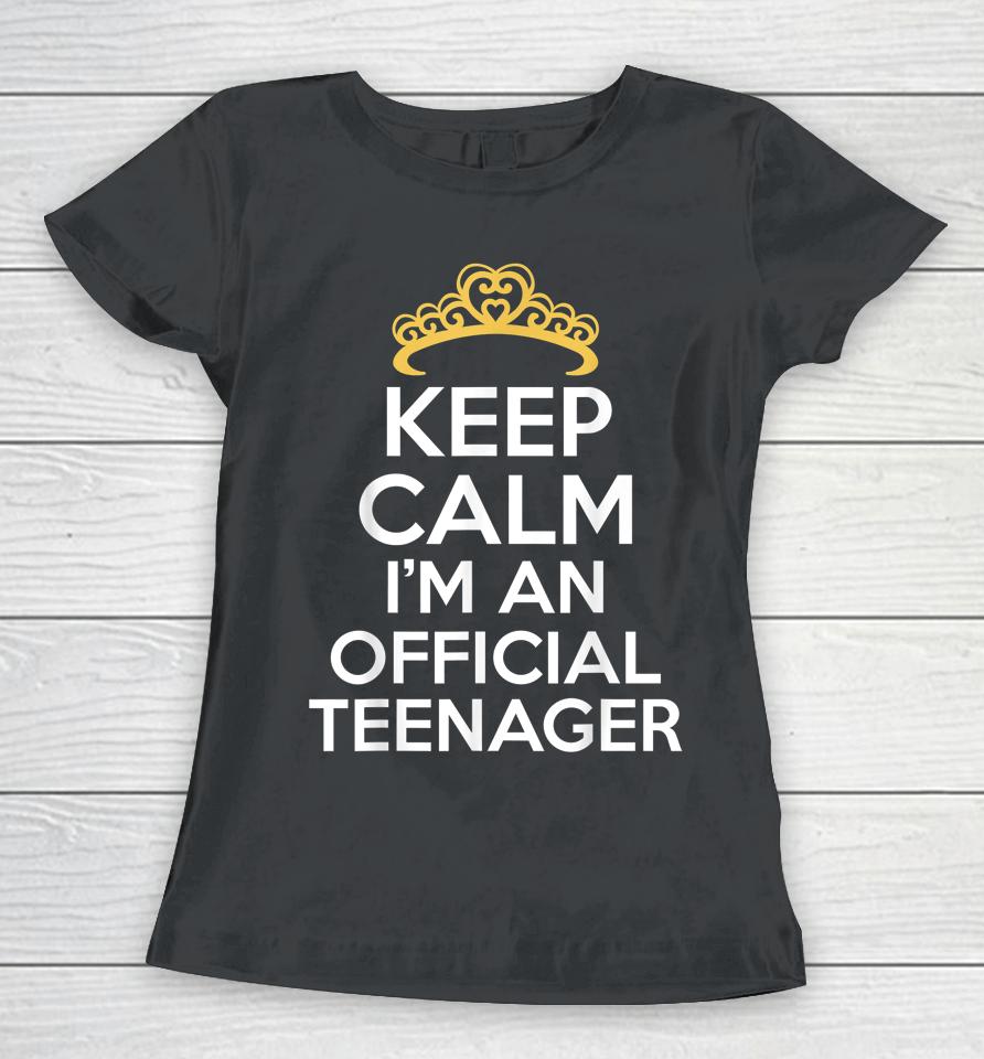 13 Birthday Official Teenager Girl 13Yr Math 13Th Birthday Women T-Shirt