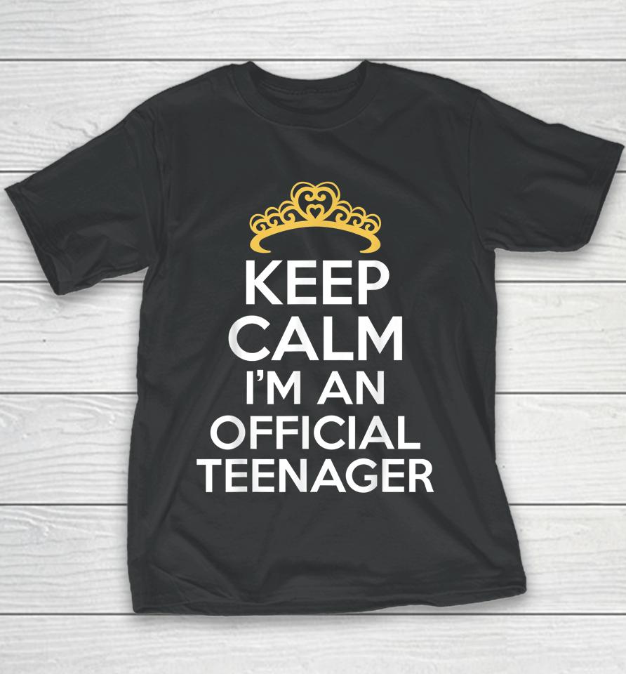 13 Birthday Official Teenager Girl 13Yr Math 13Th Birthday Youth T-Shirt