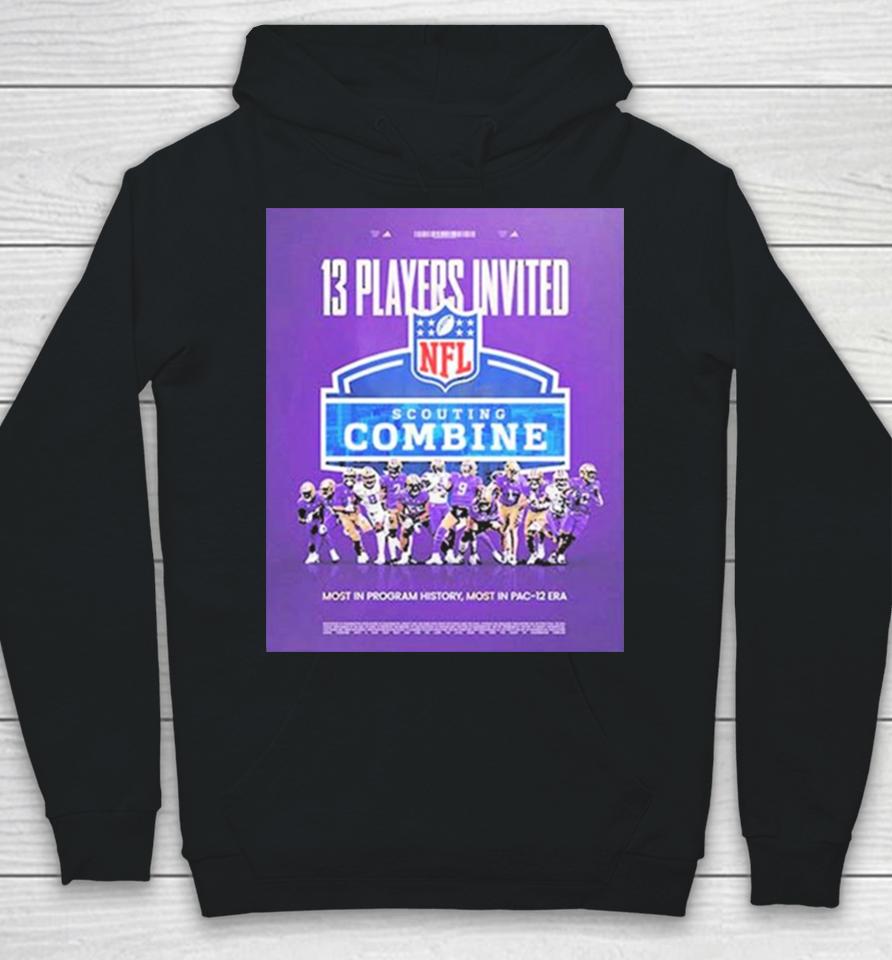 13 Players Invited Washington Nfl Scouting Combine 2024 Hoodie