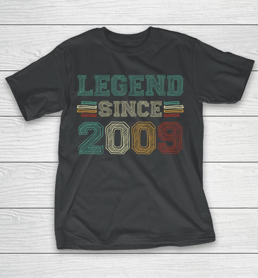 13 Years Old Legend Since 2009 13Th Birthday T-Shirt