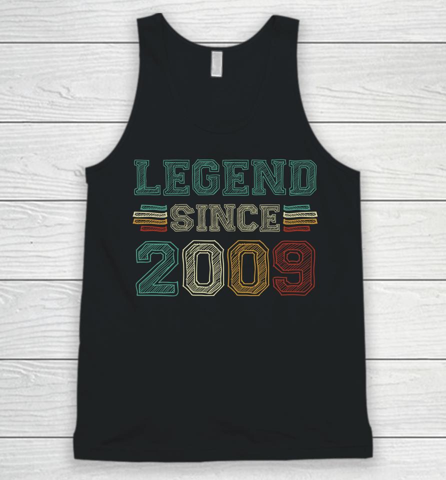 13 Years Old Legend Since 2009 13Th Birthday Unisex Tank Top