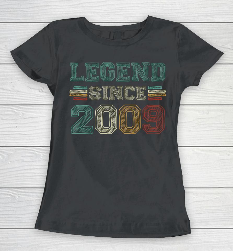 13 Years Old Legend Since 2009 13Th Birthday Women T-Shirt