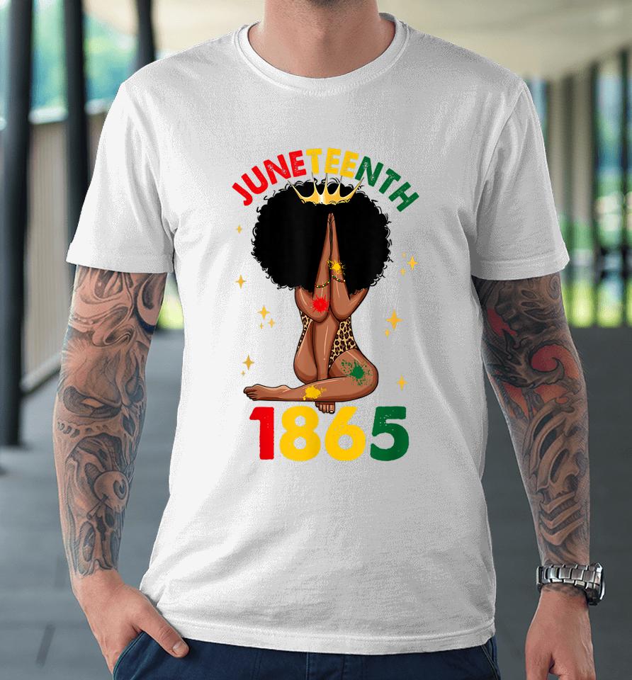 1865 Juneteenth Celebrate African American Freedom Day Premium T-Shirt