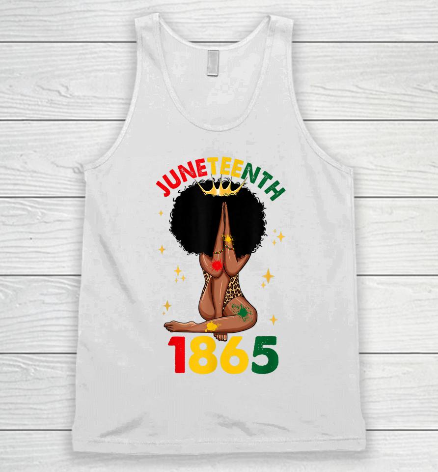 1865 Juneteenth Celebrate African American Freedom Day Unisex Tank Top