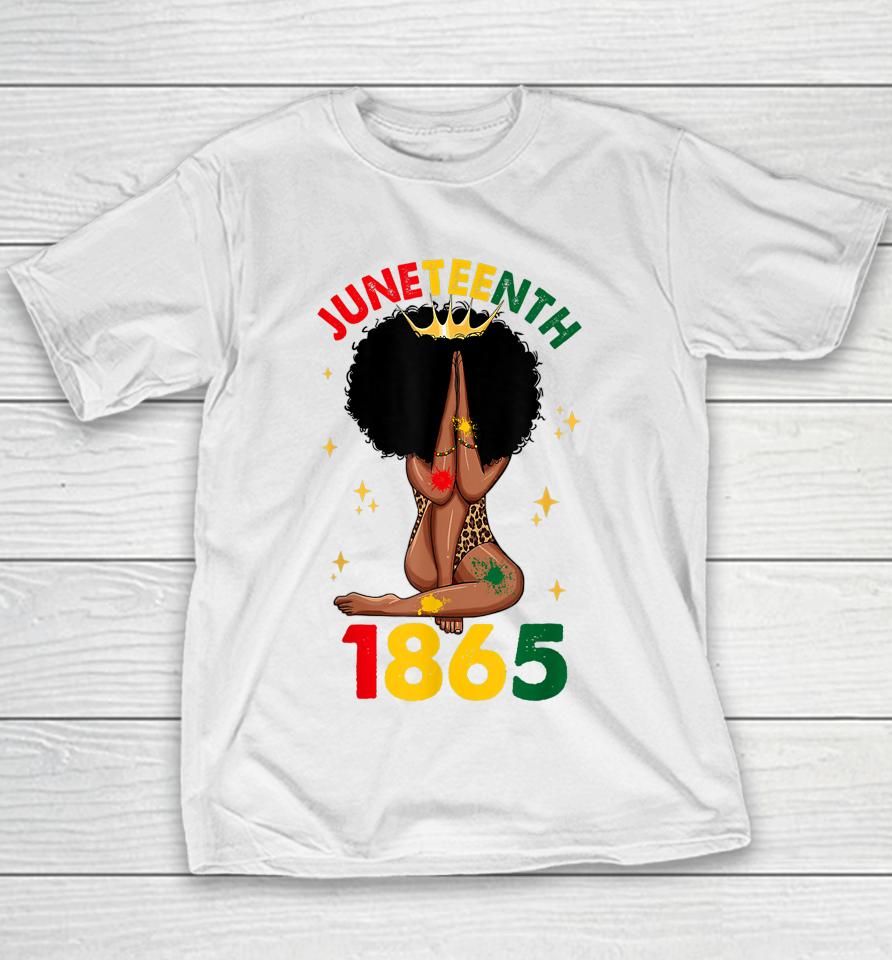 1865 Juneteenth Celebrate African American Freedom Day Youth T-Shirt