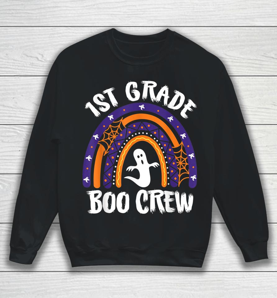 1St Grade Boo Crew Teacher Student Halloween Sweatshirt