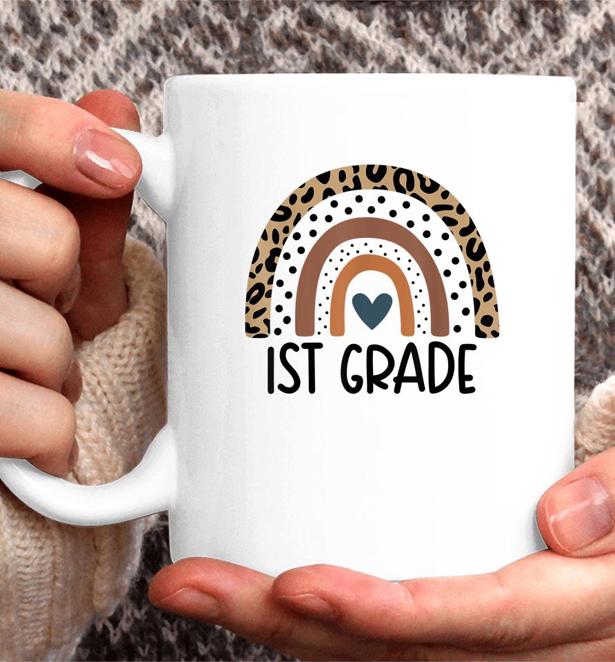 1St Grade Rainbow Teacher Team First Grade Squad Girls Boys Coffee Mug