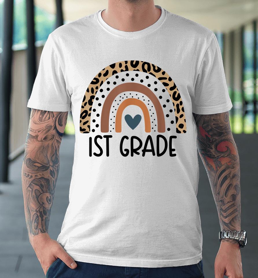 1St Grade Rainbow Teacher Team First Grade Squad Girls Boys Premium T-Shirt