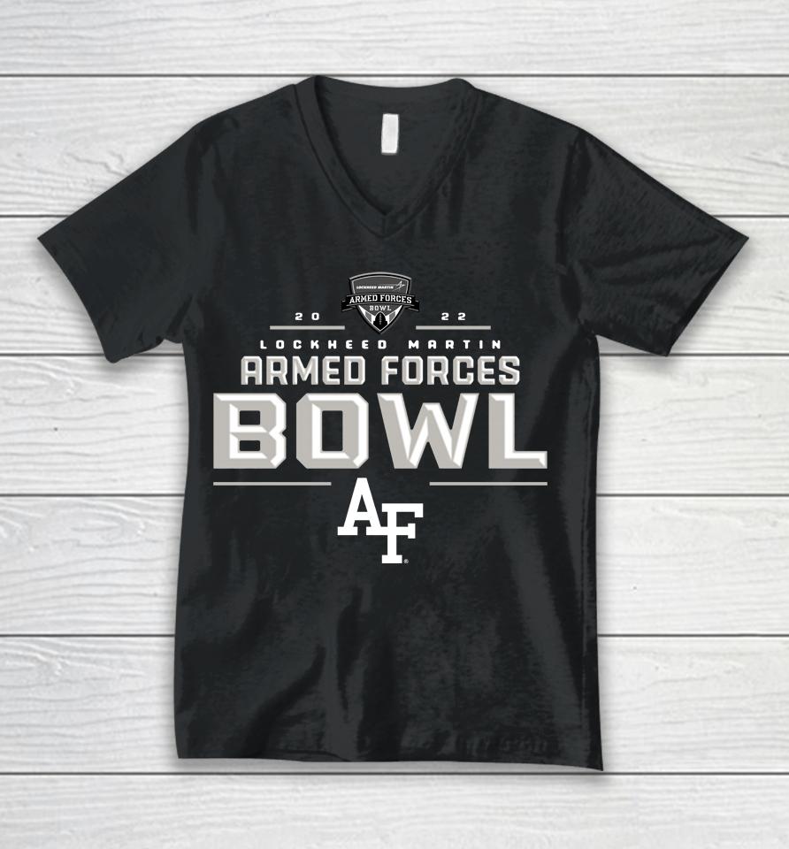 2022 Armed Forces Bowl Air Force Falcons Unisex V-Neck T-Shirt