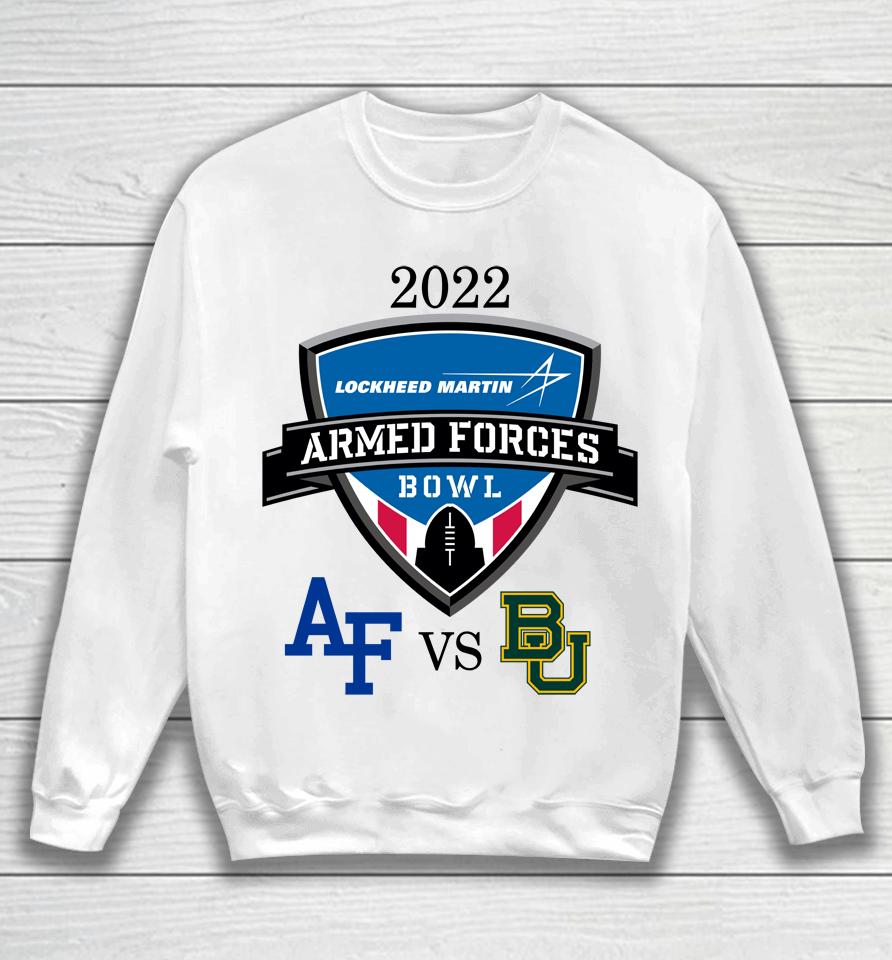 2022 Armed Forces Bowl Shop Baylor Tigers Vs Air Force Falcons Matchup Sweatshirt