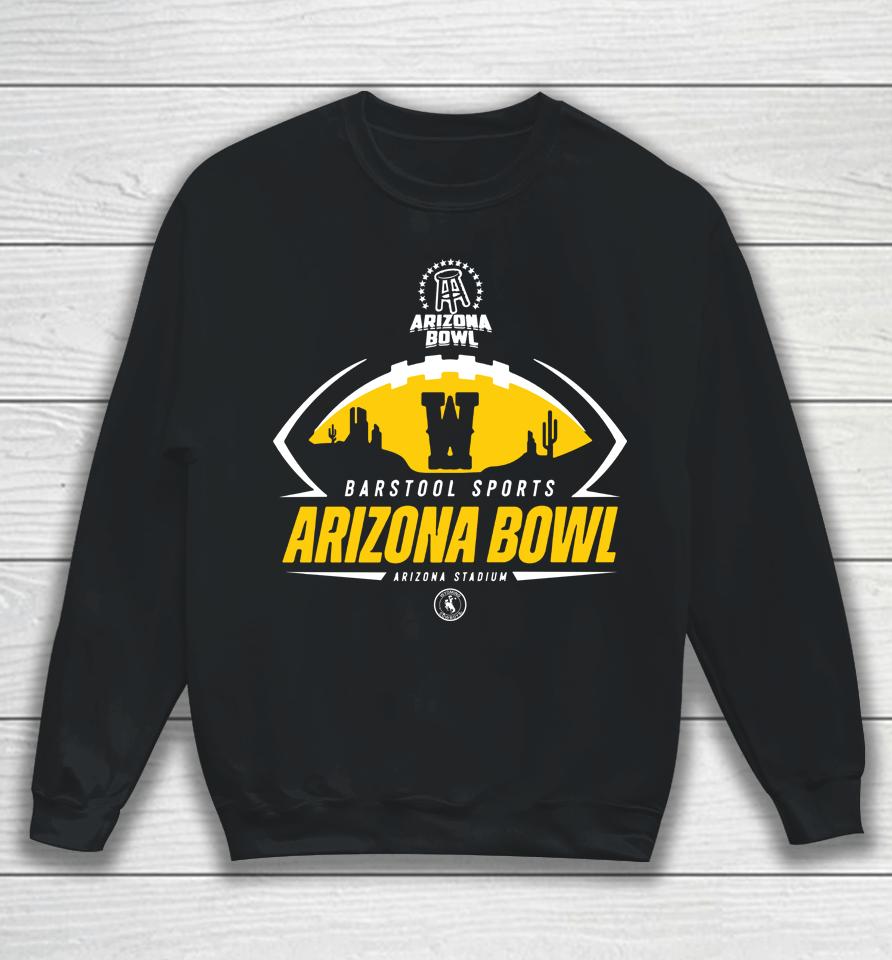2022 Barstool Sports Arizona Bowl Wyoming Cowboys Sweatshirt