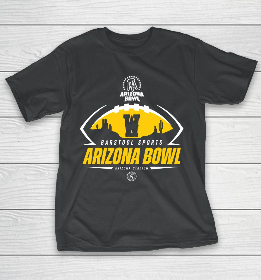 2022 Barstool Sports Arizona Bowl Wyoming Cowboys T-Shirt