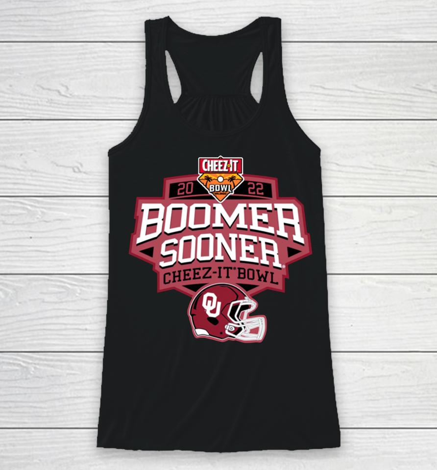 2022 Boomer Sooner Cheez-It Bowl Oklahoma Racerback Tank