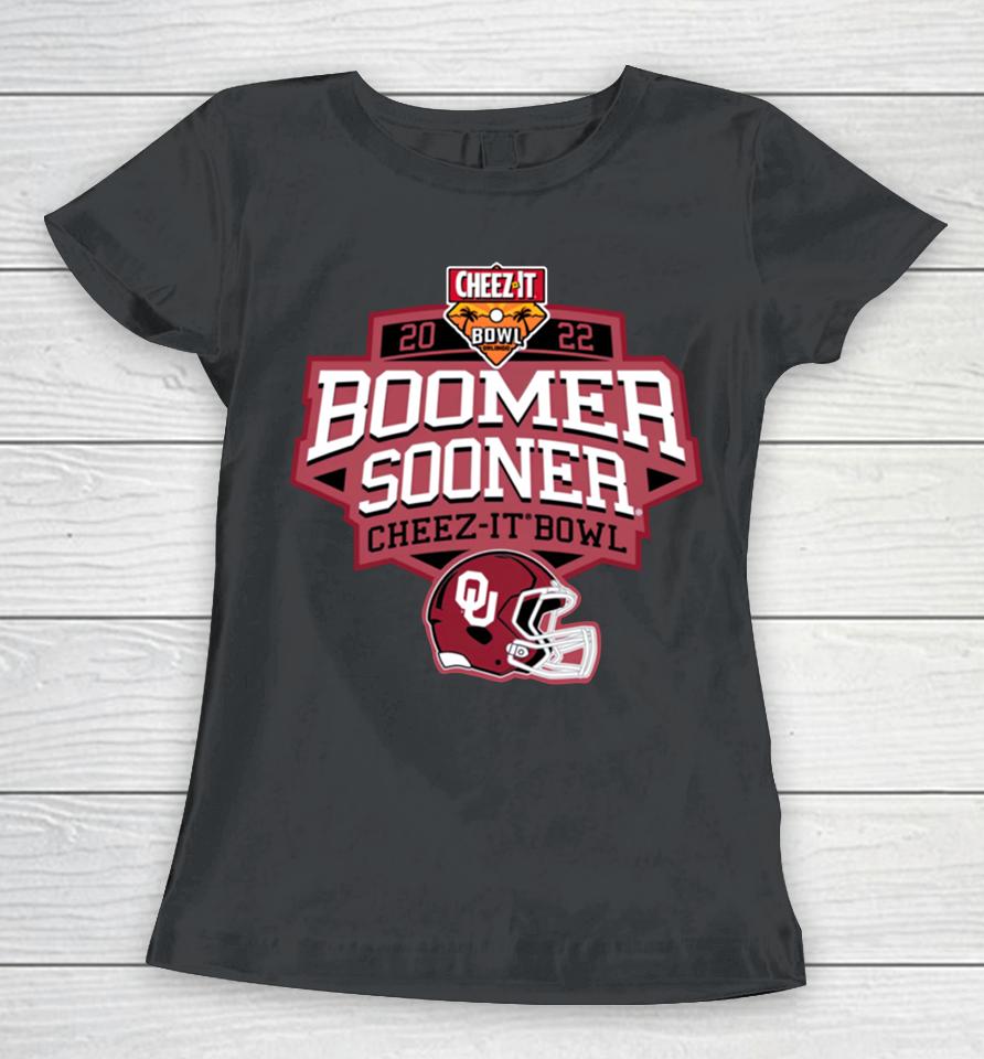 2022 Boomer Sooner Cheez-It Bowl Oklahoma Women T-Shirt