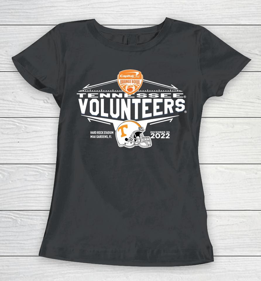 2022 Capital One Orange Tennessee Volunteers Doco Helmet Women T-Shirt