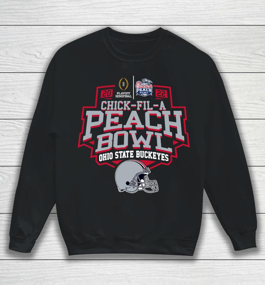 2022 Chick-Fil-A Peach Bowl Ohio State Black Sweatshirt