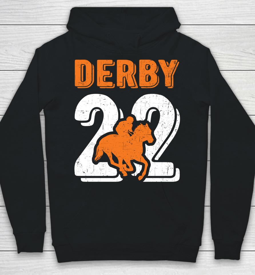 2022 Derby Jersey Style Graphic Horse Racing Jockey Design Hoodie