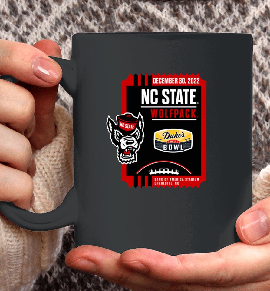 2022 Duke's Mayo Bowl North Carolina State Coffee Mug