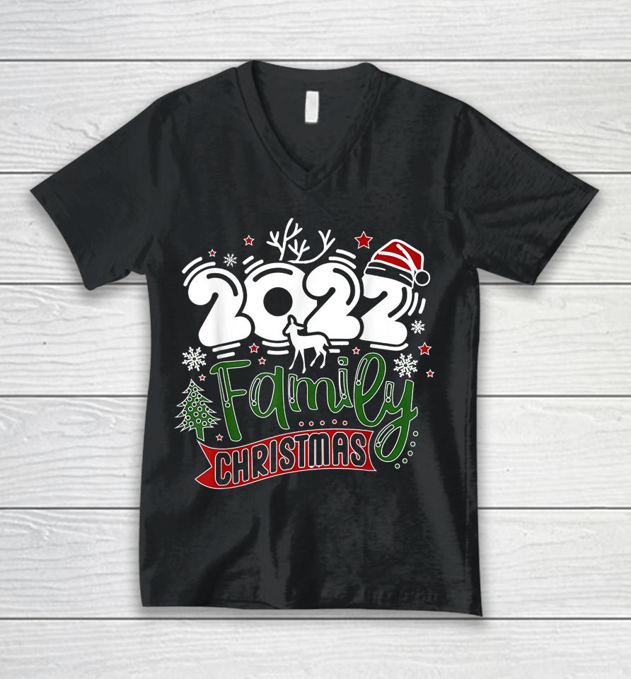 2022 Family Christmas Unisex V-Neck T-Shirt