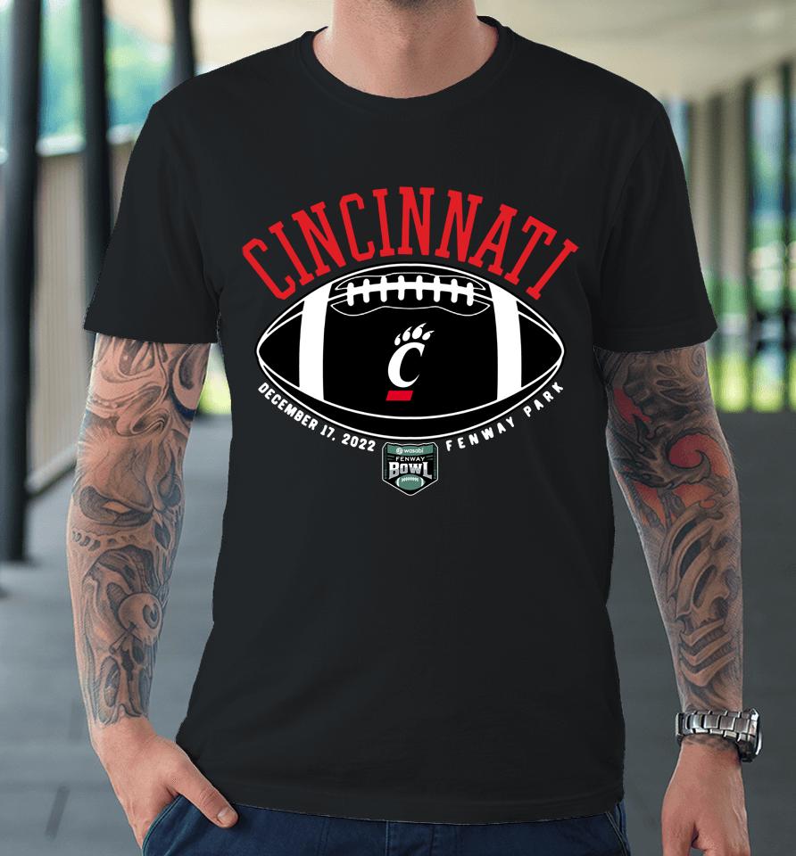 2022 Fenway Bowl Cincinnati Black Premium T-Shirt