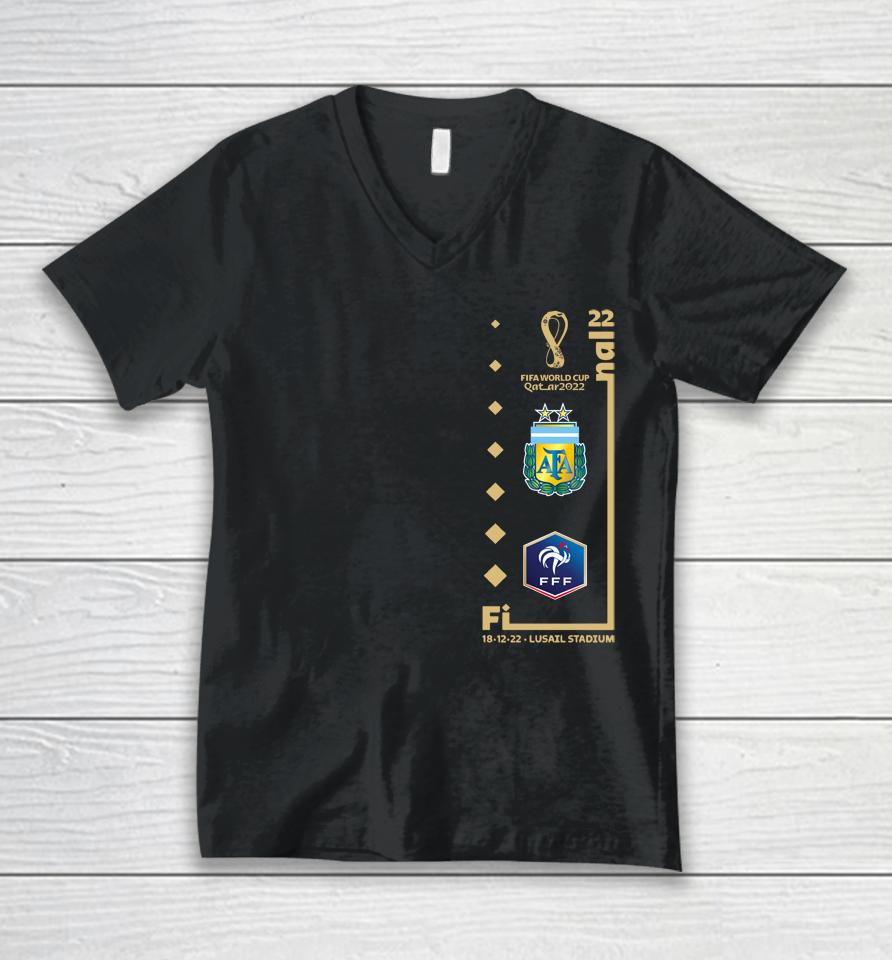 2022 Fifa World Cup Finalist Unisex V-Neck T-Shirt