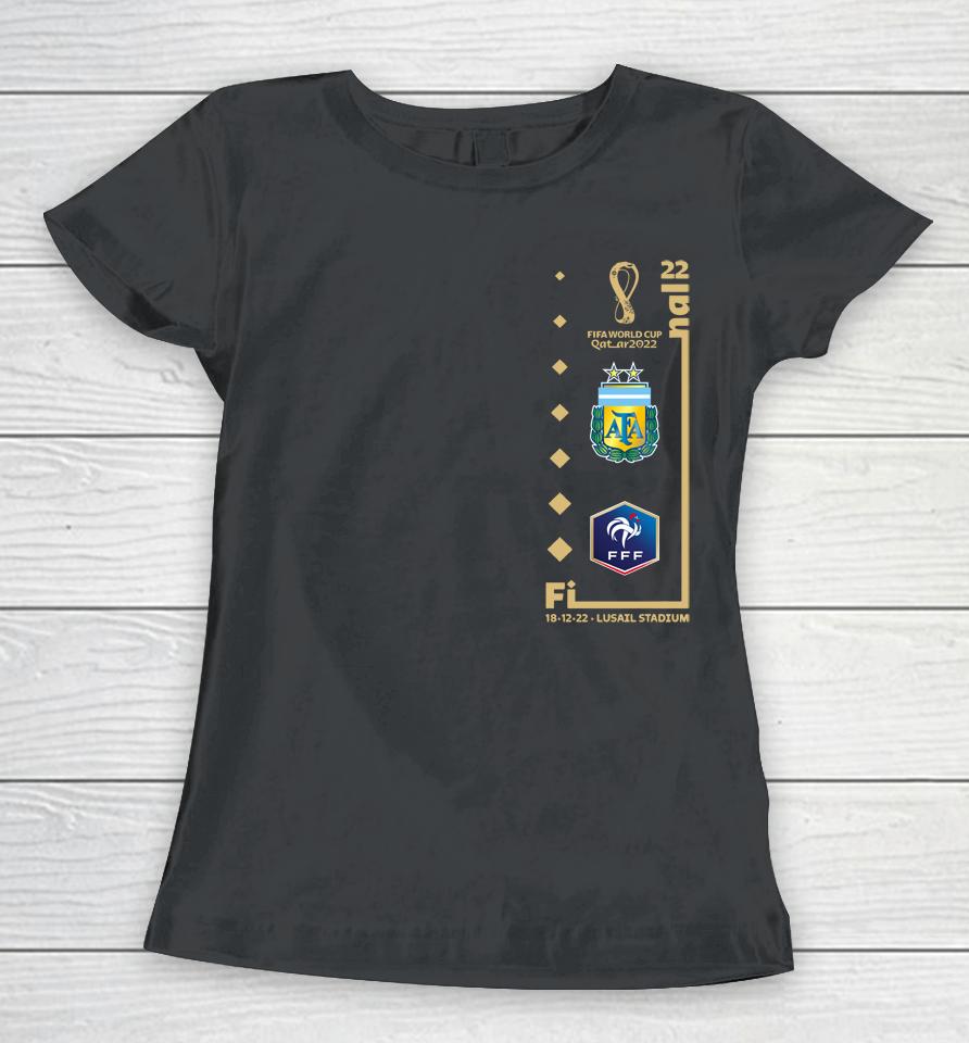2022 Fifa World Cup Qatar Finalist Women T-Shirt