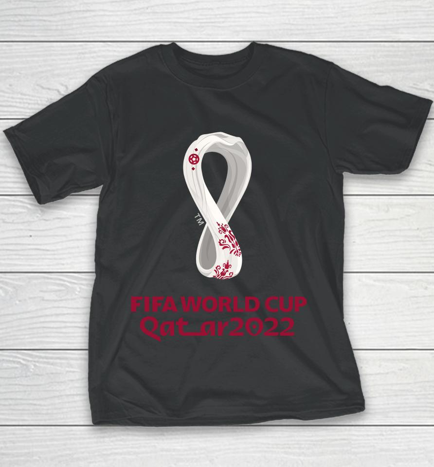 2022 Fifa World Cup Qatar Logo Youth T-Shirt