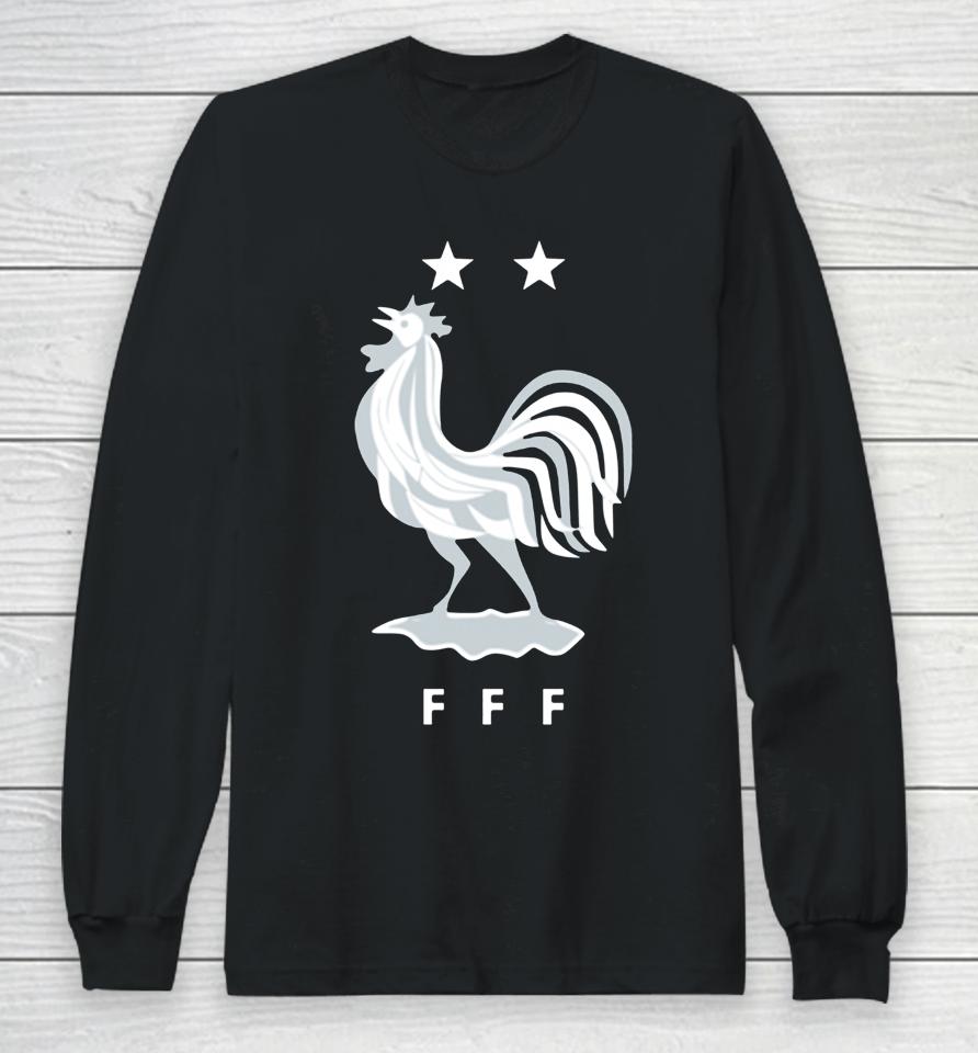 2022 France National Team Primary Logo Velocity Legend Long Sleeve T-Shirt