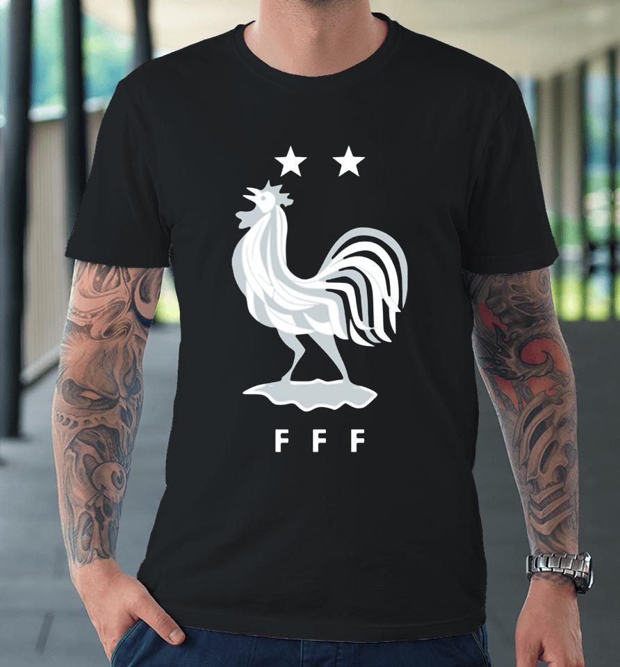 2022 France National Team Primary Logo Velocity Legend Premium T-Shirt