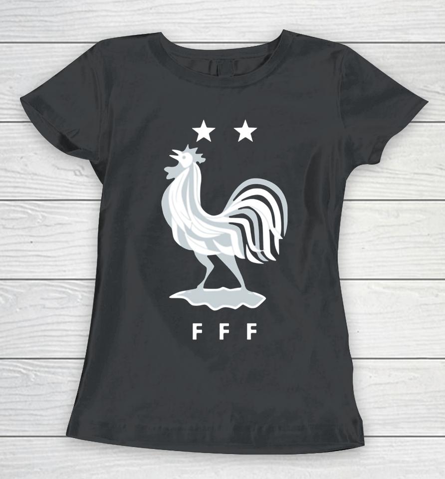 2022 France National Team Primary Logo Velocity Legend Women T-Shirt