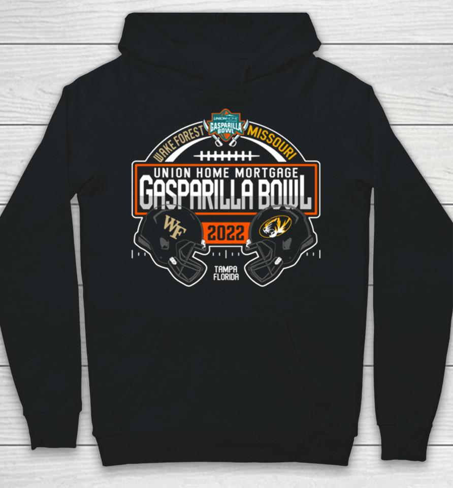 2022 Gasparilla Bowl Shop Wake Forest Vs Missouri Tigers Matchup Hoodie