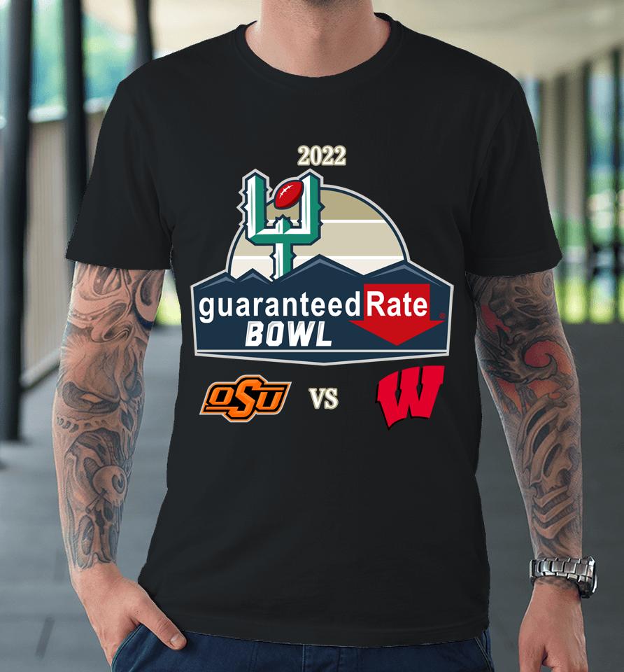 2022 Guaranteed Rate Bowl Osu Vs Winconsin Baders Premium T-Shirt