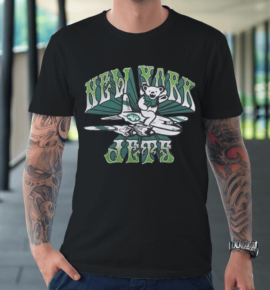 2022 Homage Nfl X Grateful Dead X Newyork Jets Premium T-Shirt