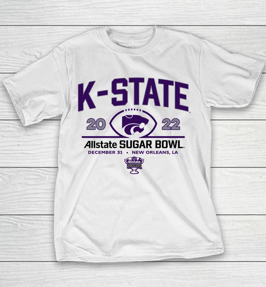 2022 K-State Allstate Sugar Bowl Ncaa Team Logo Youth T-Shirt