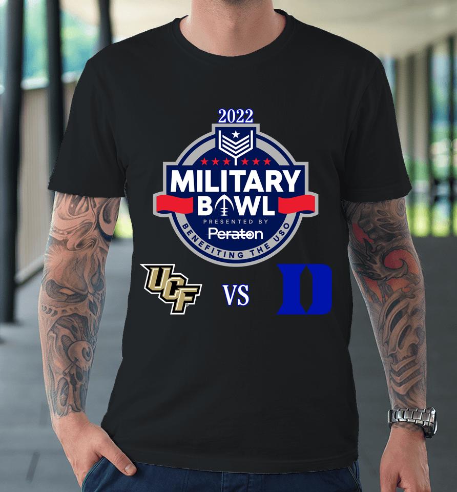 2022 Military Bowl Central Florida Knights Vs The Duke Blue Devils Premium T-Shirt