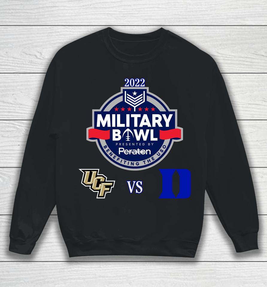 2022 Military Bowl Central Florida Knights Vs The Duke Blue Devils Sweatshirt