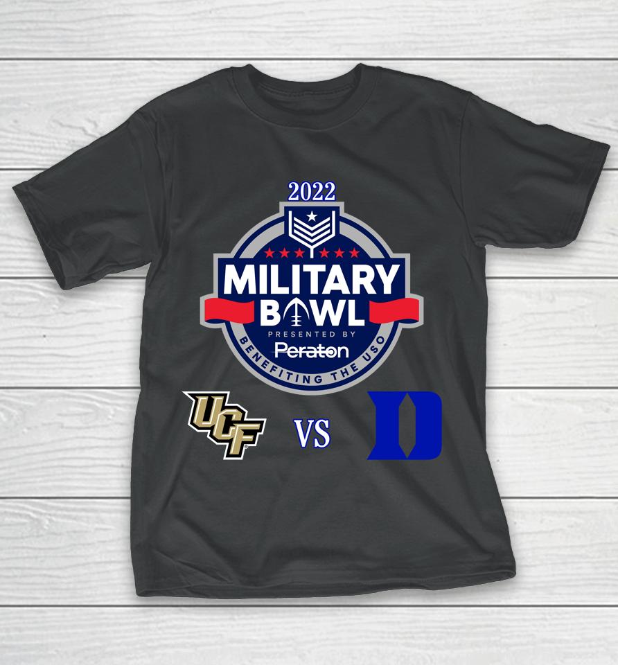 2022 Military Bowl Central Florida Knights Vs The Duke Blue Devils T-Shirt
