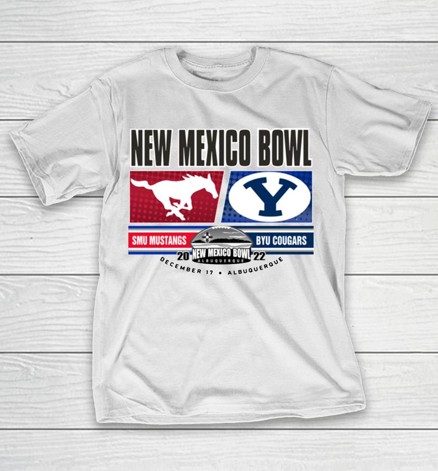 2022 New Mexico Bowl Byu Cougars Matchup Logo T-Shirt
