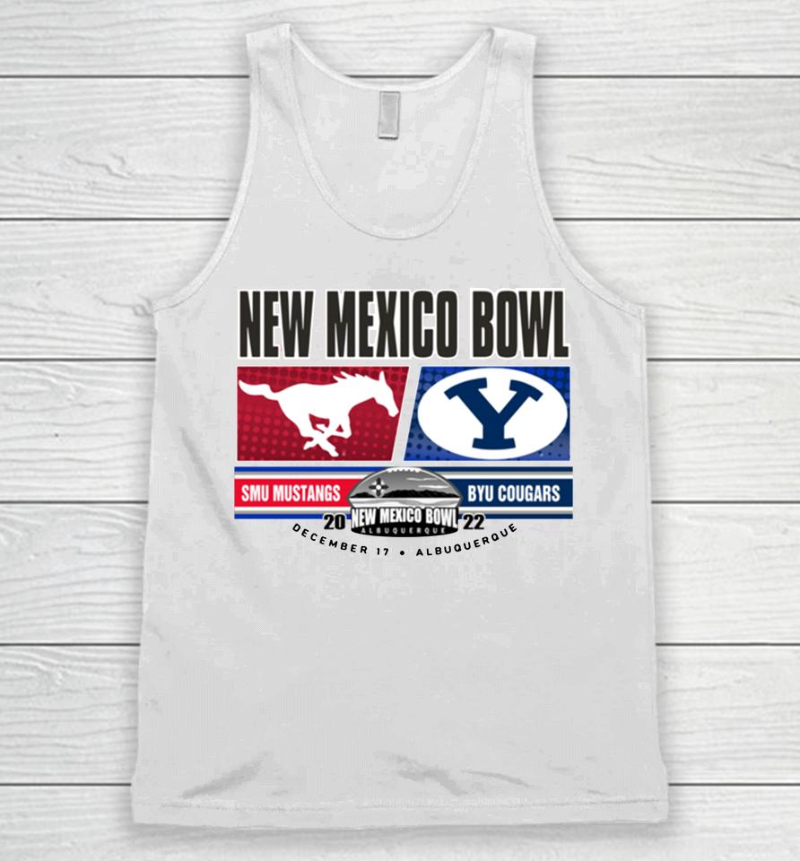 2022 New Mexico Bowl Byu Cougars Matchup Logo Unisex Tank Top