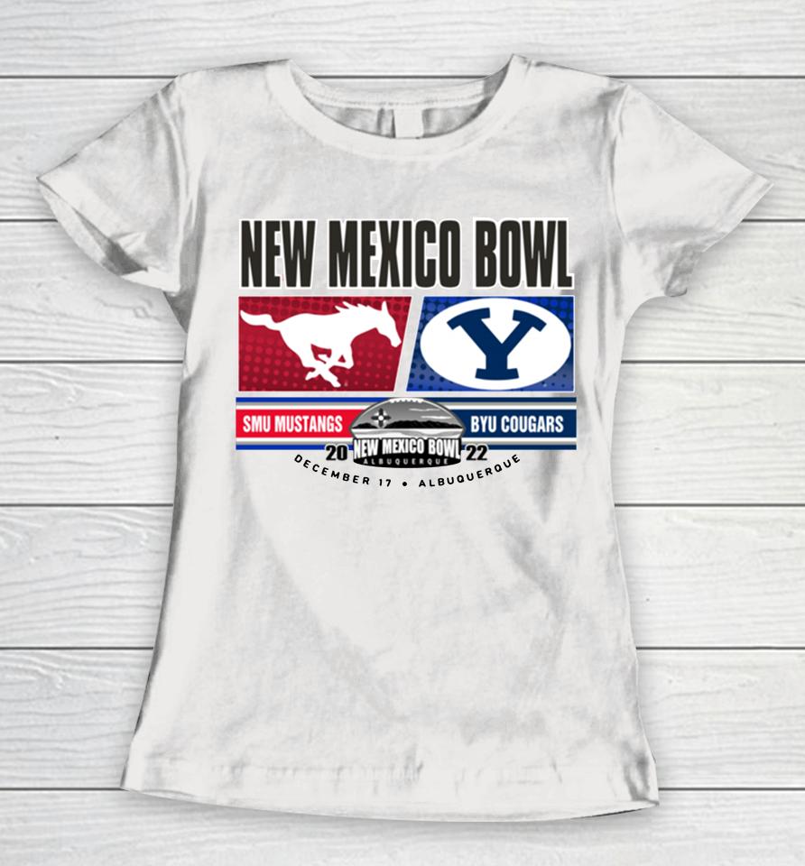 2022 New Mexico Bowl Byu Cougars Matchup Logo Women T-Shirt
