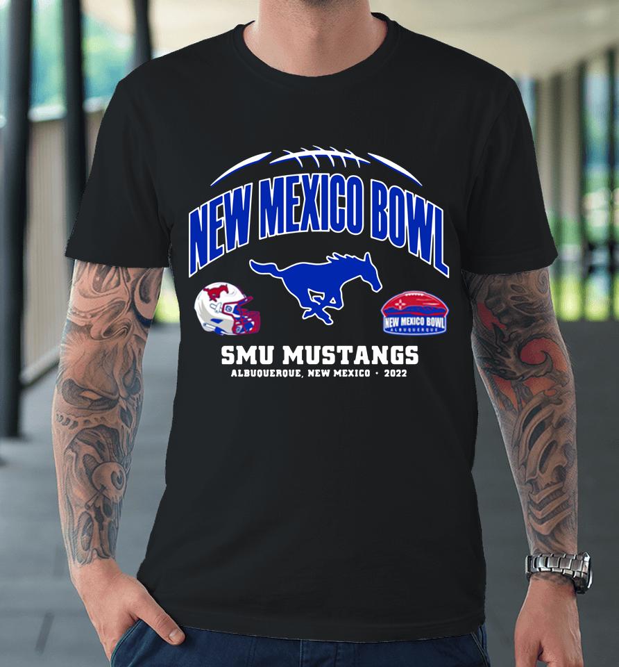 2022 New Mexico Bowl Smu Mustangs Red Premium T-Shirt