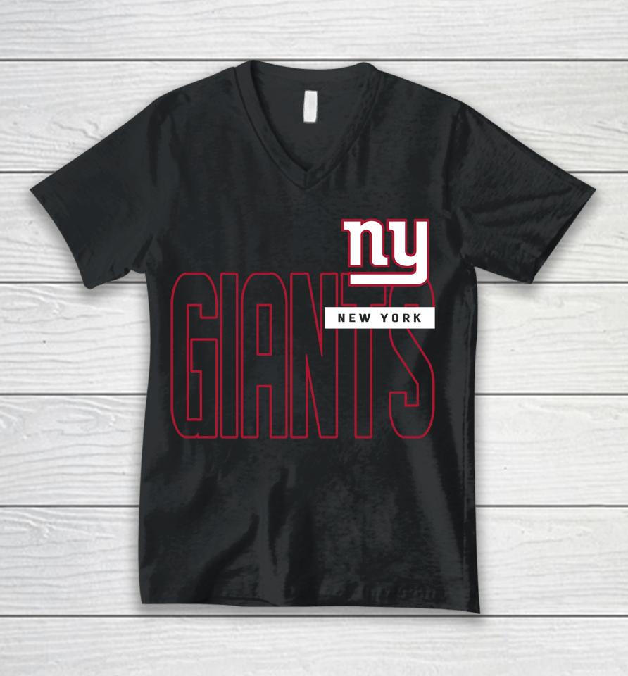 2022 New York Giants Royal Performance Team Unisex V-Neck T-Shirt