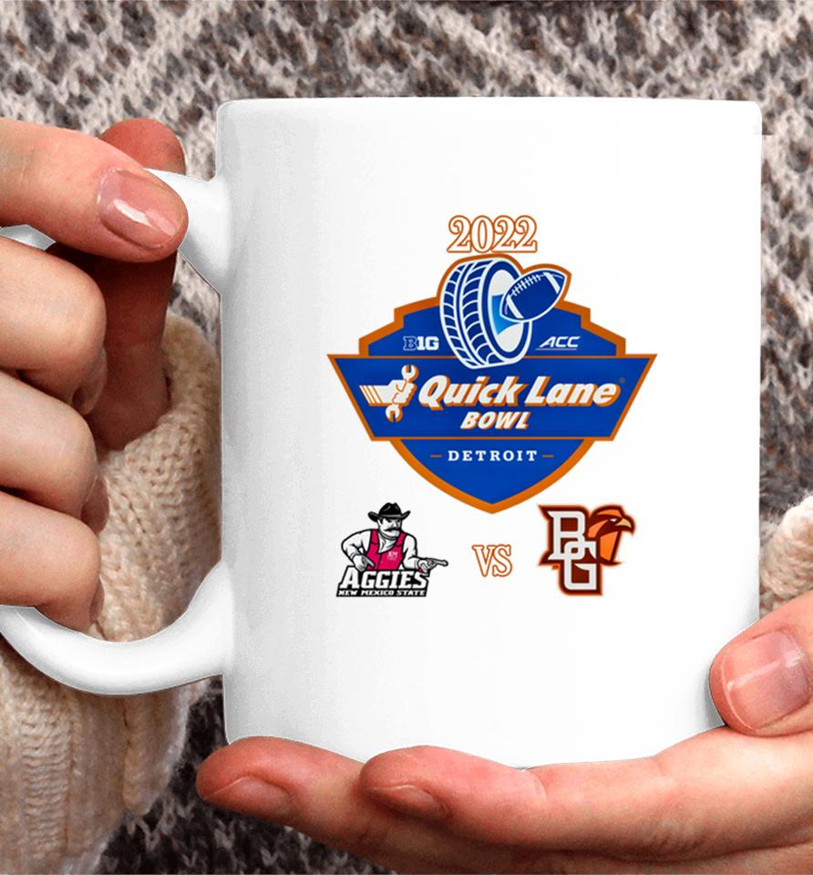 2022 Quick Lane Bowl Aggies Of New Mexico Vs Falcons Of Bowling Green Ohio Matchup Coffee Mug
