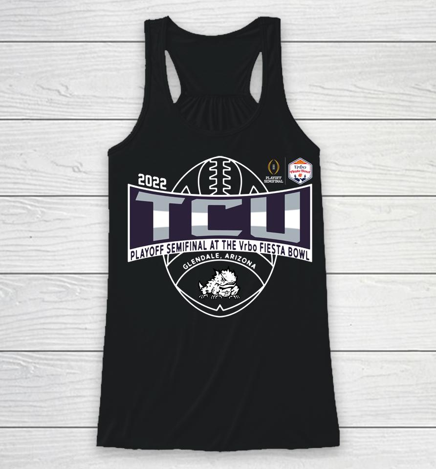 2022 Tcu Horned Frogs Playoff Semifinal Bound Rally House Racerback Tank