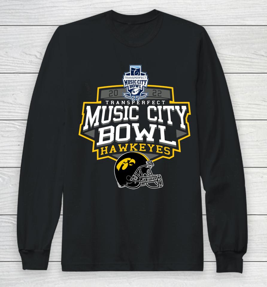 2022 Transperfect Music City Bowl Iowa Long Sleeve T-Shirt
