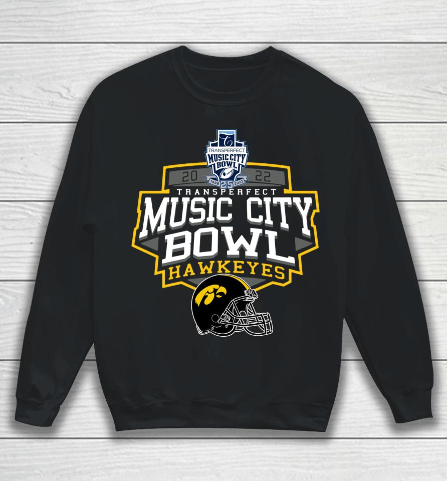 2022 Transperfect Music City Bowl Iowa Sweatshirt