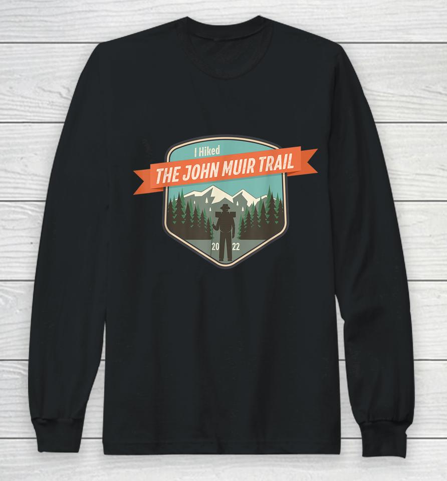 2022 Vintage Backpacking I Hiked The John Muir Trail Long Sleeve T-Shirt