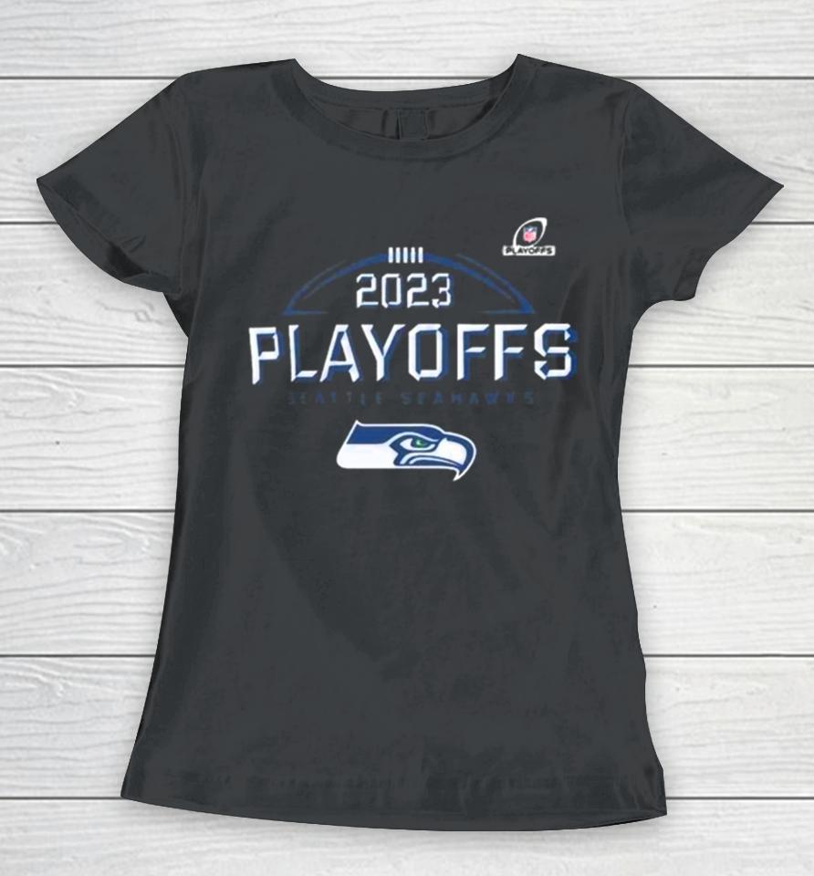 2023 2024 Nfl Playoffs Seattle Seahawks Logo Women T-Shirt