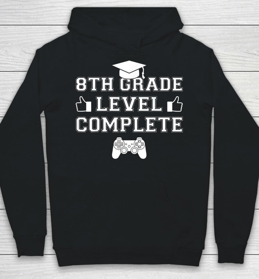 2023 8Th Grade Level Complete Fun Videogamer Graduation Boy Hoodie
